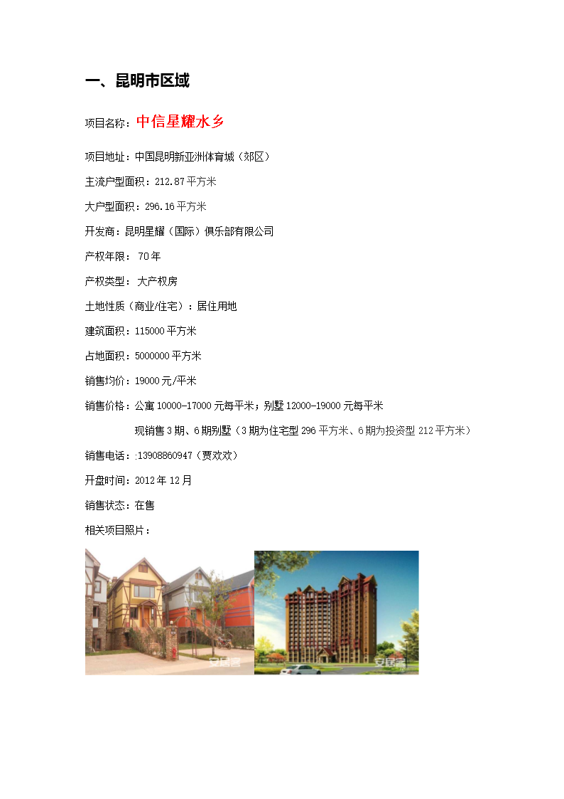 云南房地產(chǎn)項(xiàng)目市場調(diào)研